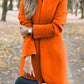 Fashion Chic Solid Color Stand Collar Coat