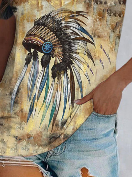 Casual Printed Vest