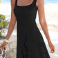 Solid Sleeveless Vacation Dresses