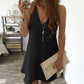 V-neck Chiffon Dress