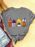 Women's Halloween Crew Neck T-Shirt