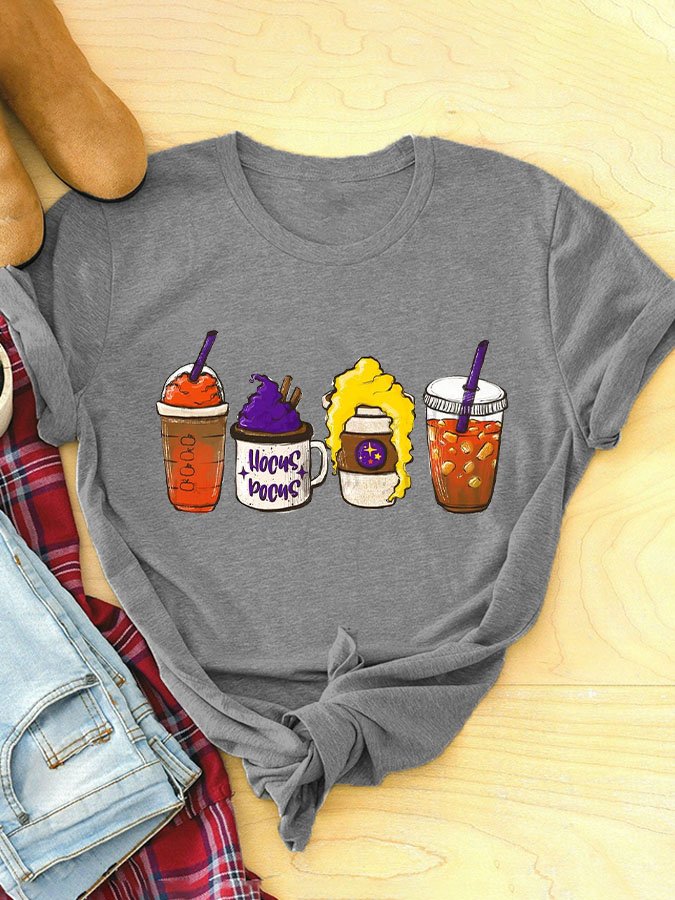 Women's Halloween Crew Neck T-Shirt