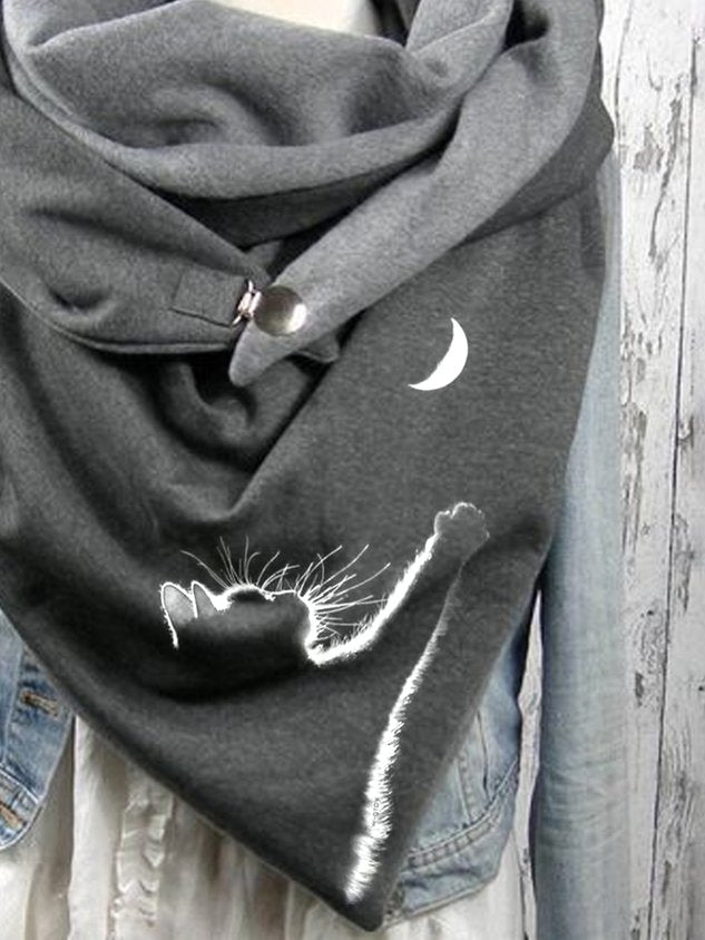 Katze Print Schals & Schals
