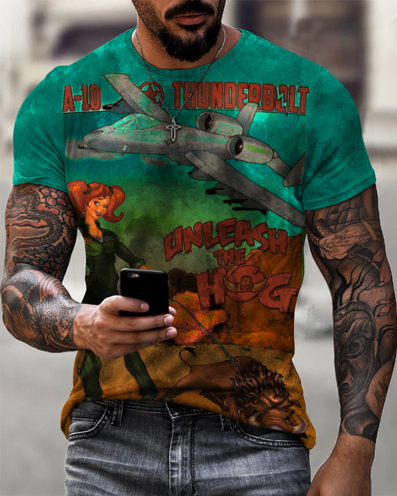 Men's Retro War Comfort Breathable T-Shirt