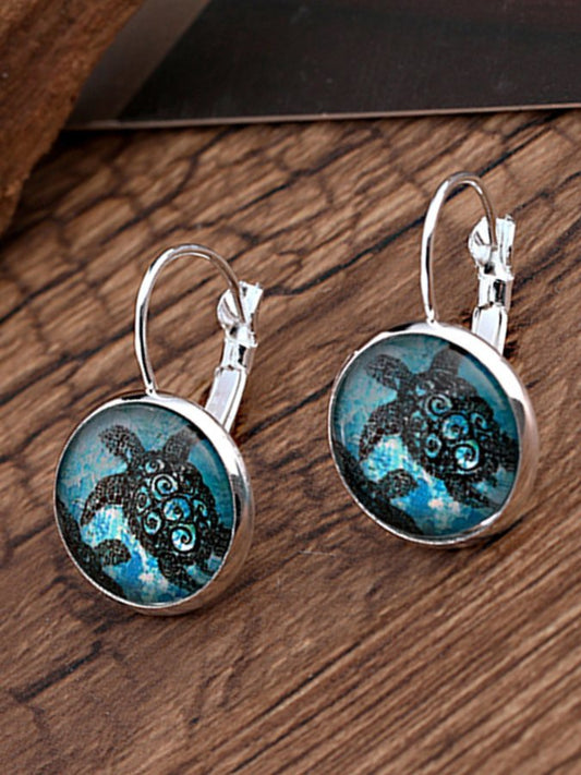 Turtle Pattern Earrings