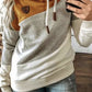 Farbblock Lässige Sweatshirts mit Kapuze