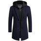 Mid-Length Woolen Coat
