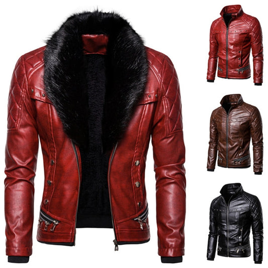 Men's Midnight Leather Jacket