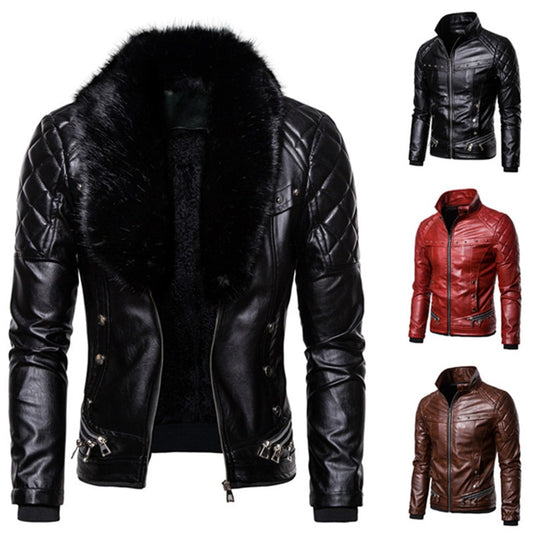 Men's Midnight Leather Jacket