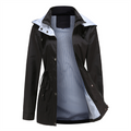 Women's Light Rain Jacket Striped Climbing Raincoats Windbreaker