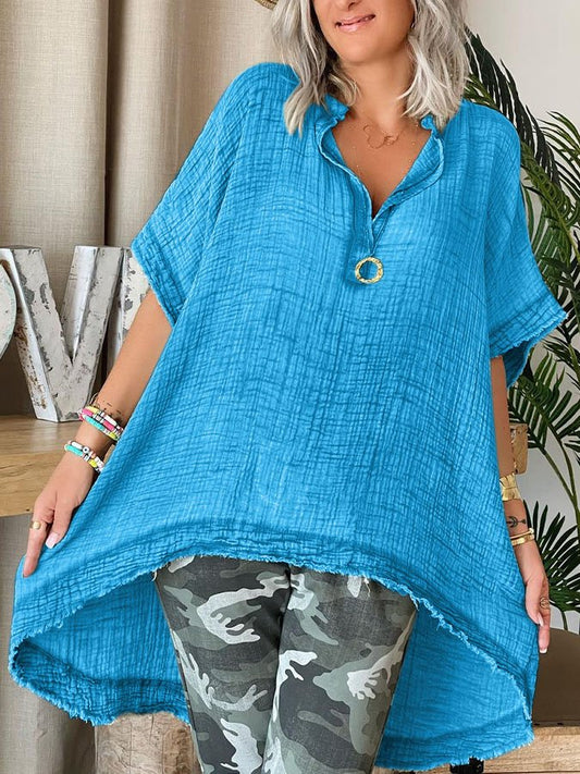 Solid Color Casual Loose T-Shirt