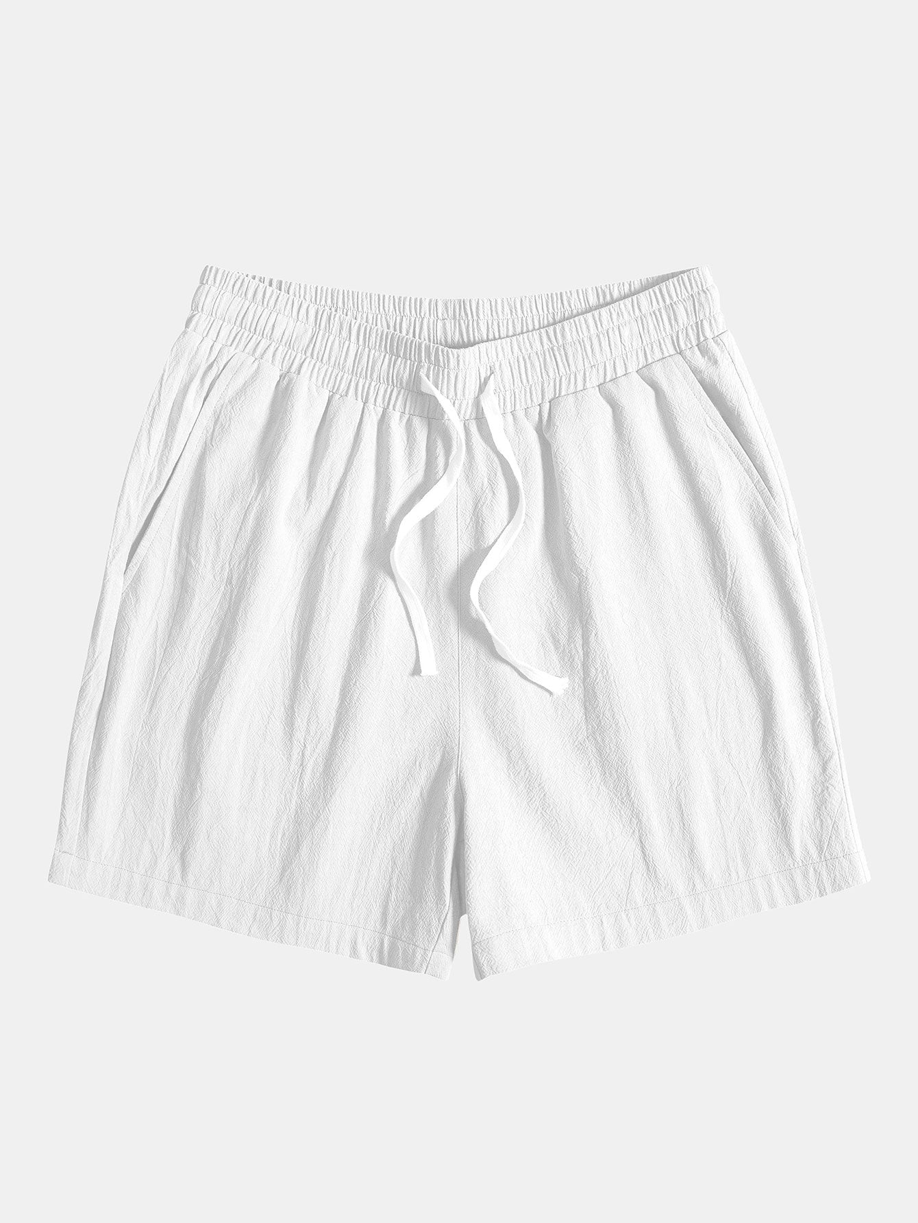 Textured Cotton Revere Shirt & 5" Shorts