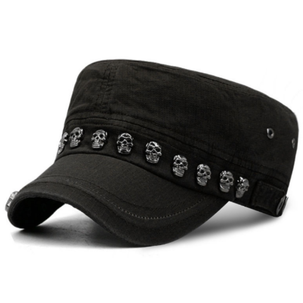 Skull Army Hat