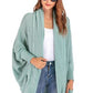 Bat sleeve knit cardigan sweater coat top