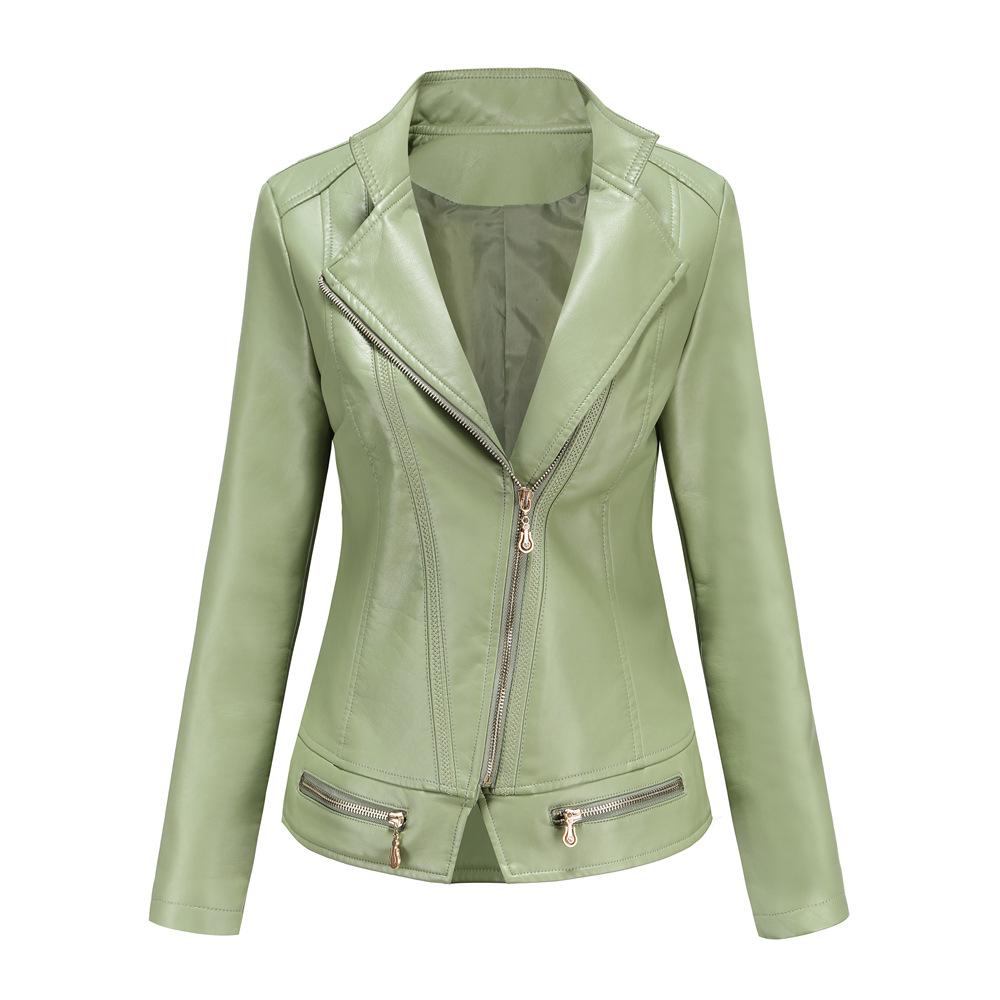 Women's Plush Leather Jacket