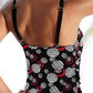 Ladies Polka Dot One Piece Swimsuit