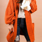 Women's Happy Fall Lantern Sleeves Loose Cardigan