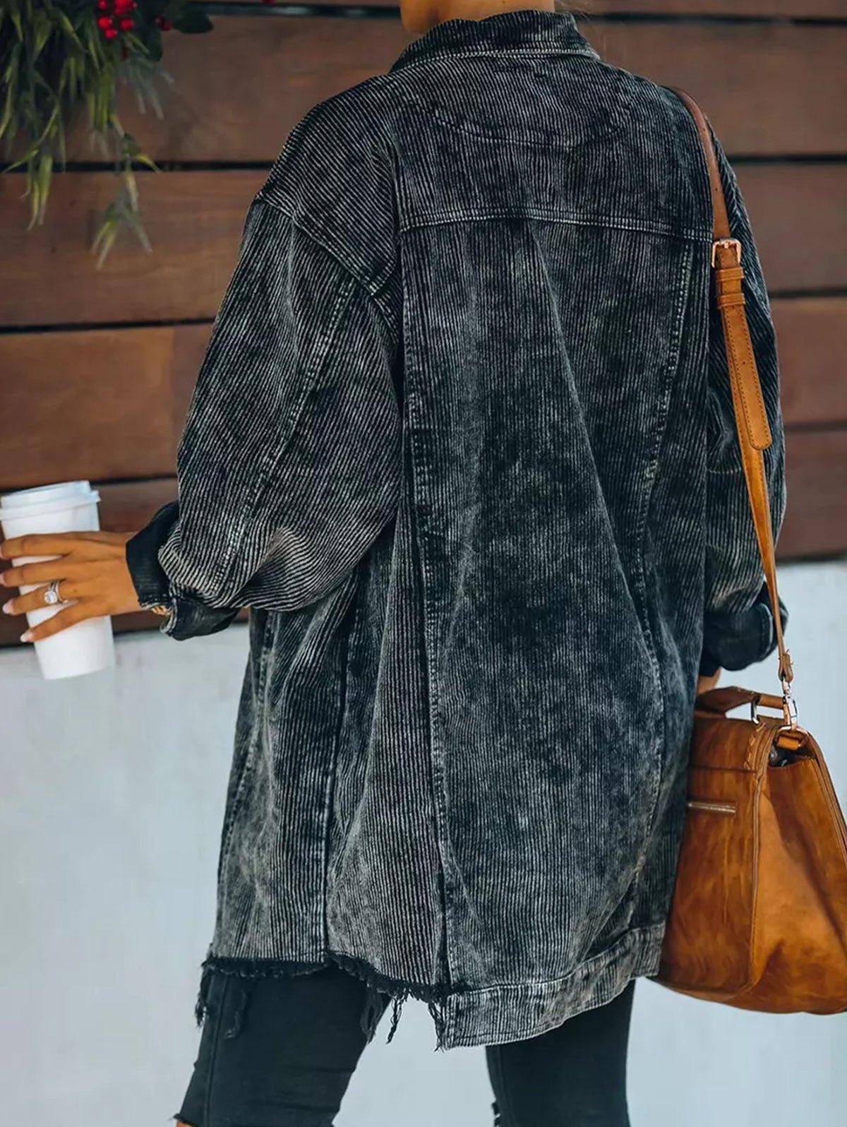 Retro Ripped Denim Jacket