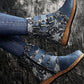 Zip Side Geo Pattern  Ethnic Boots