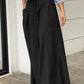 Elegant Tie High Waisted Wide-leg Pants