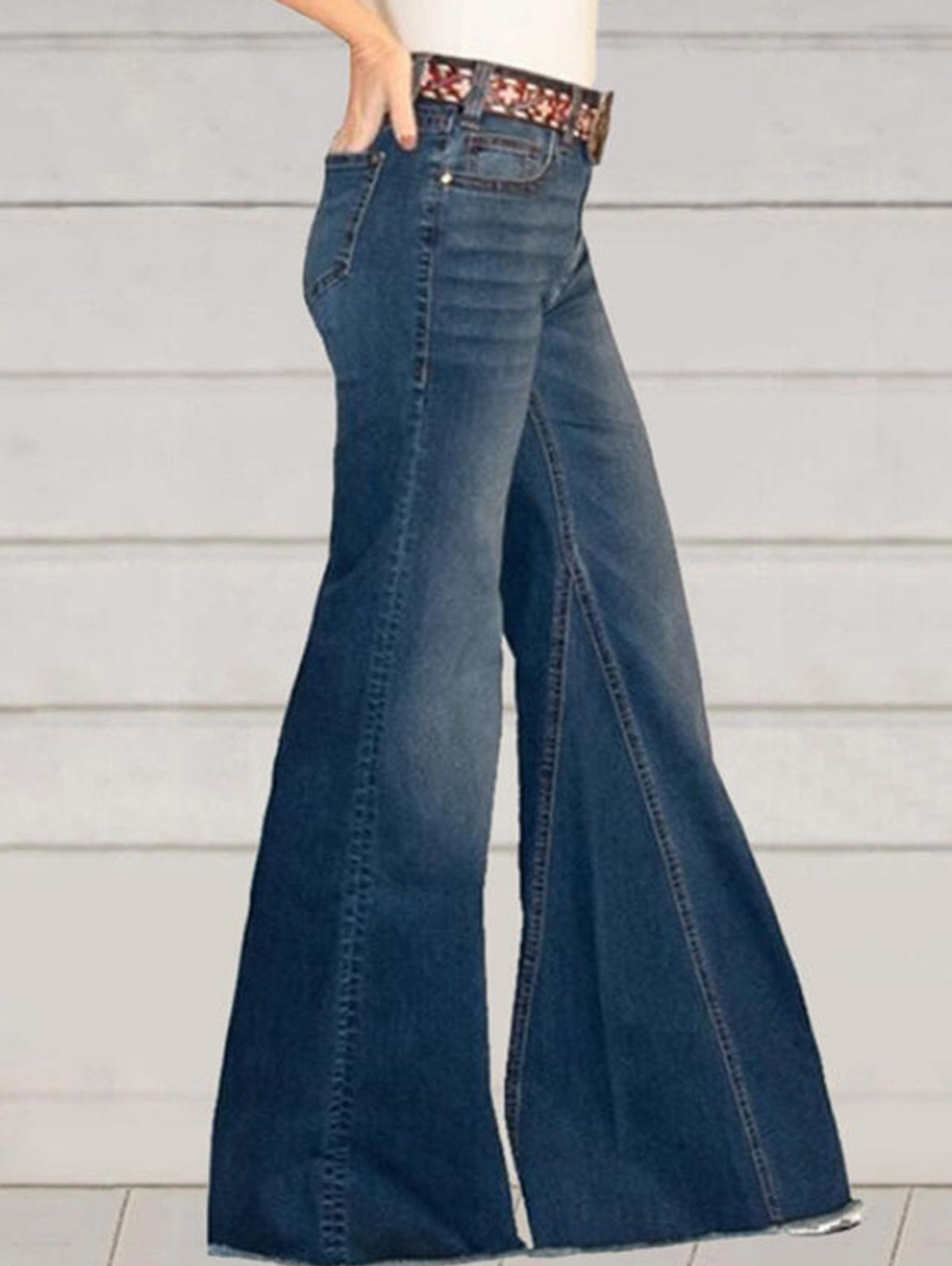 Vintage High Waist Flared Jeans