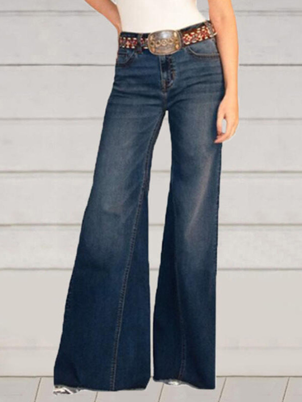 Vintage High Waist Flared Jeans