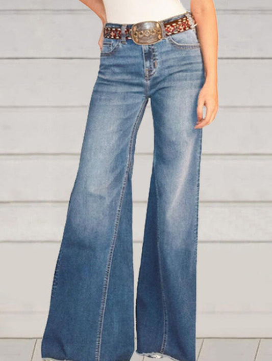 Vintage High Waist Flared Jeans