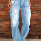 Classic Ripped Casual Jeans
