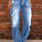 Classic Ripped Casual Jeans