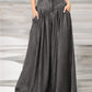 Plus Size High Waist Casual Wide Leg Pants