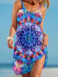 Multi-Shape Print Dress
