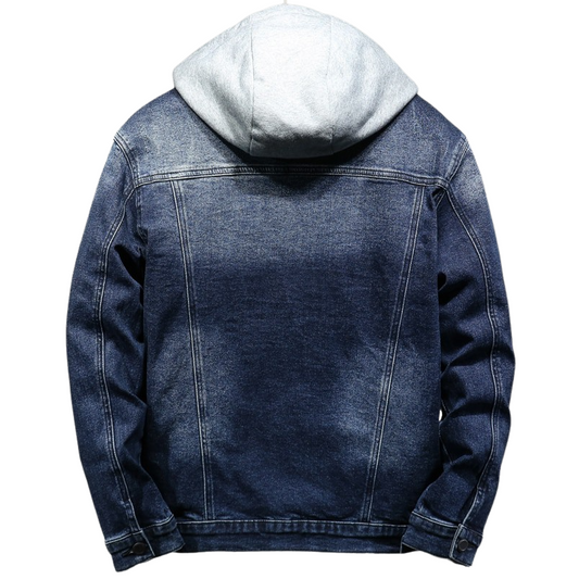 Cotton Hooded Denim Jacket