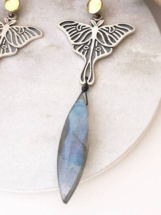 Butterfly Moonstone Earrings