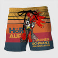 Hör auf meinen Schwanz anzustarren - Custom Beach Shorts - Swim Trunks