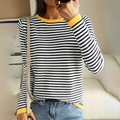 Popular Striped Long Sleeve Top