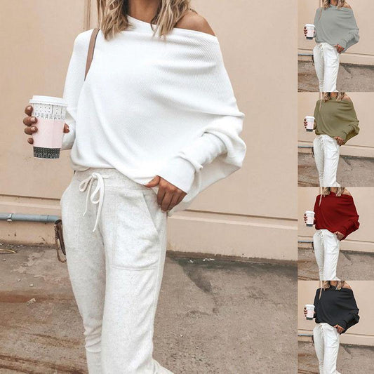 Batwing Sleeve Loose Female's Sweater