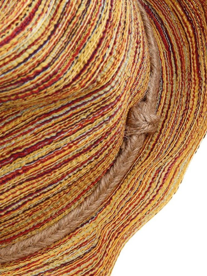 Summer Travel Sunscreen Beach Straw Hat Rainbow Sun Hat