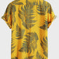 Tropical Plants Print Shirts & Swim Shorts