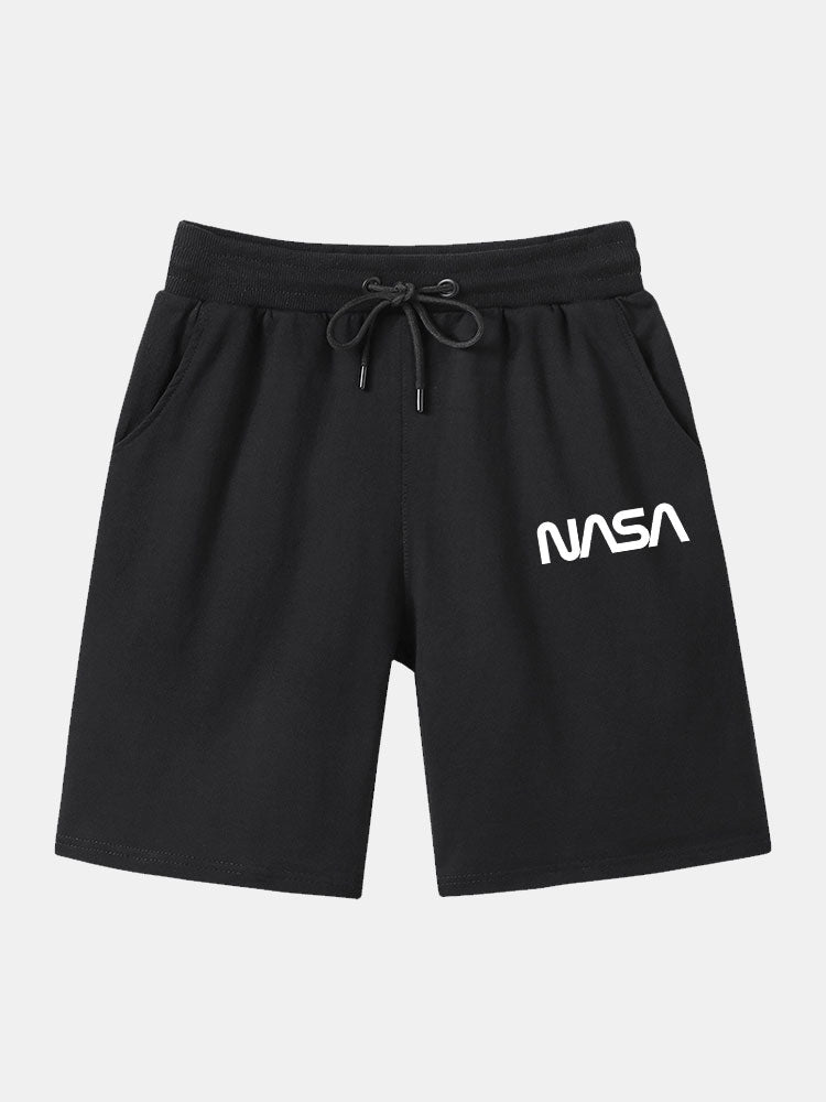 Astronaut Bear Print T-Shirt & NASA Print Shorts