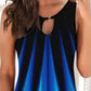 Color Block Sleeveless Casual Dress