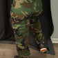 Camouflage Print Plus Size Pants