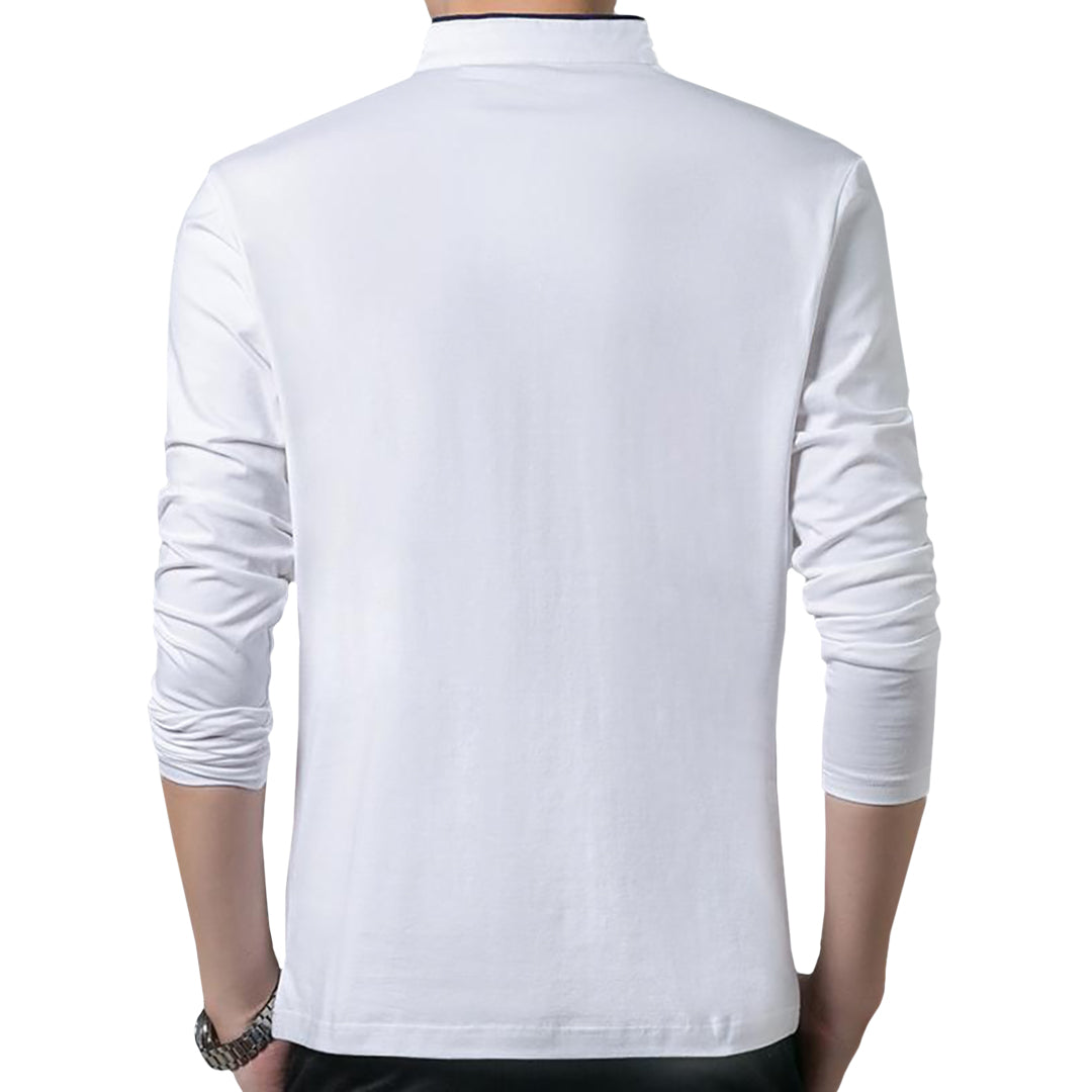Rakkiss™ Buttoned Collar Polo Shirt