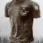 Men's Vintage Skull Short Sleeves T-Shirt
