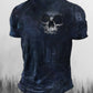 Men's Vintage Skull Short Sleeves T-Shirt