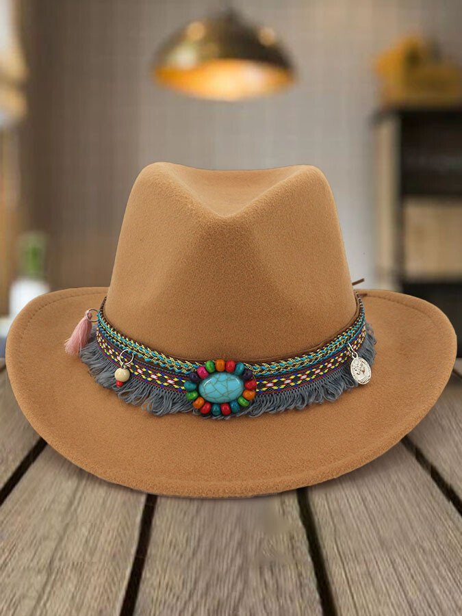 Western National Style Top Hat