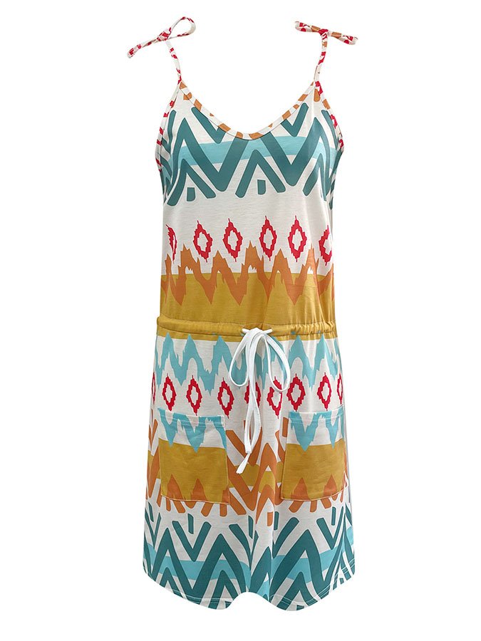 Printed Slip Dress