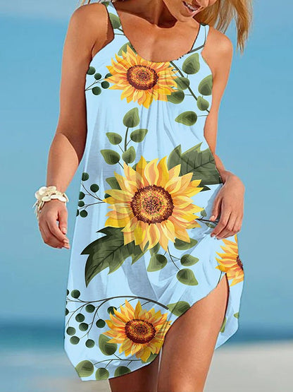 Combination Sunflower Dress