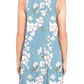 V-neck Print Sleeveless Pocket Dress
