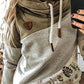 Farbblock Lässige Sweatshirts mit Kapuze