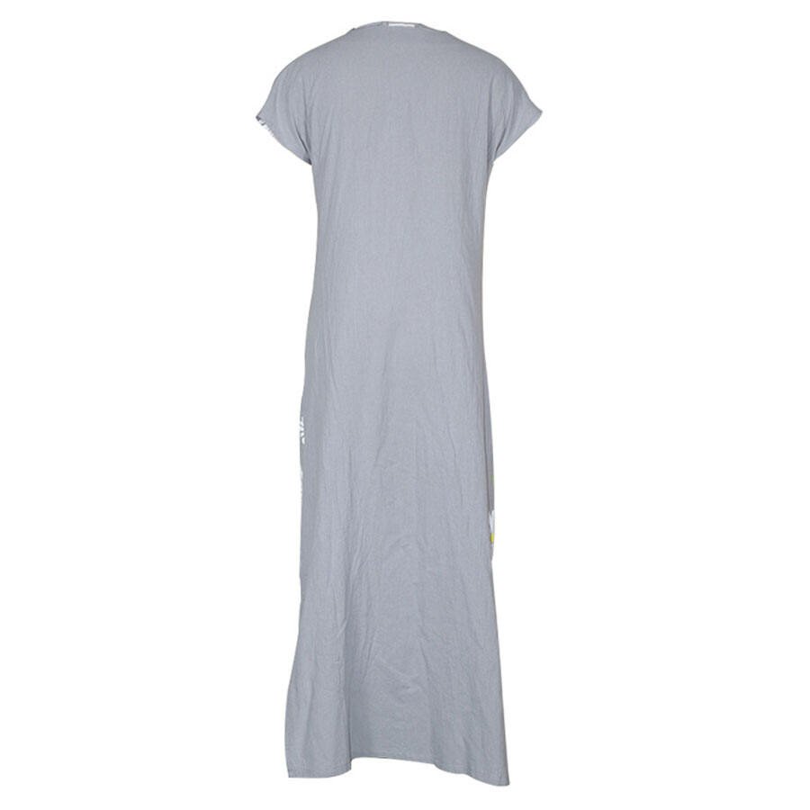 Daisy Floral Print Loose Cotton Dress